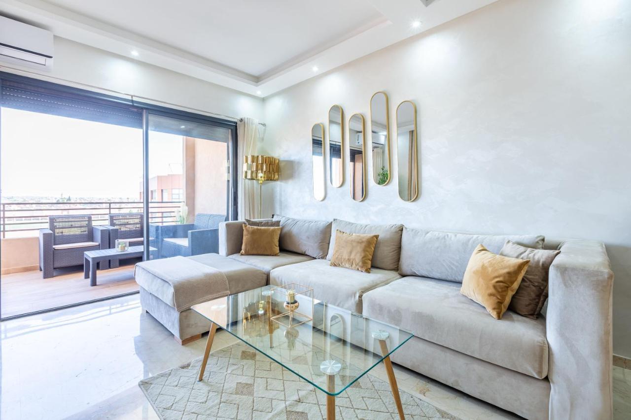 New! Superbe Appartement A Majorelle,Terrace,Iptv. Марракеш Экстерьер фото