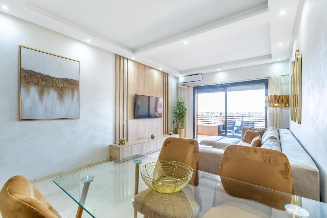 New! Superbe Appartement A Majorelle,Terrace,Iptv. Марракеш Экстерьер фото
